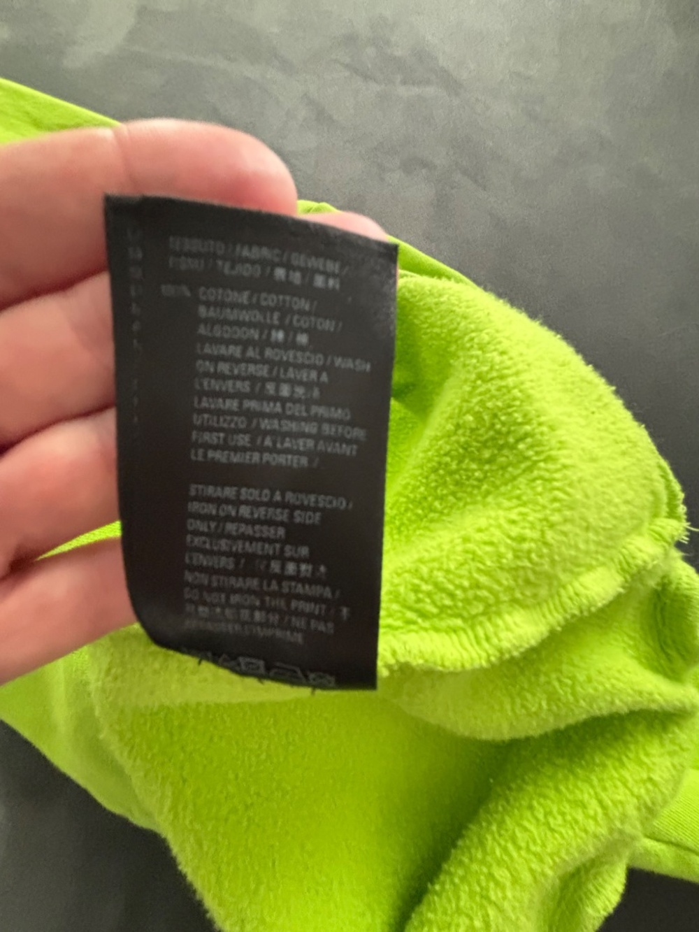 The Balenciaga Kids Logo Trademark Graphic Fleece Sweatshirt in size 8Y Unisex - Picture 9 of 15